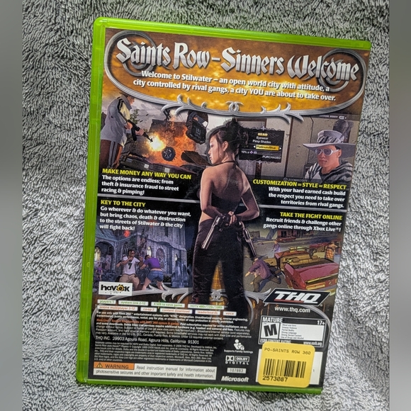 SAINTS ROW | Xbox 360 👉Complete Game In Box | VG+ - Picture 5 of 5